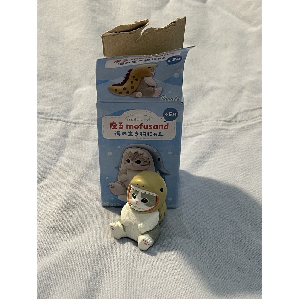NEW Mofusand Sitting Marine Sea Creatures Blind Box World Series - Eel Cat‎